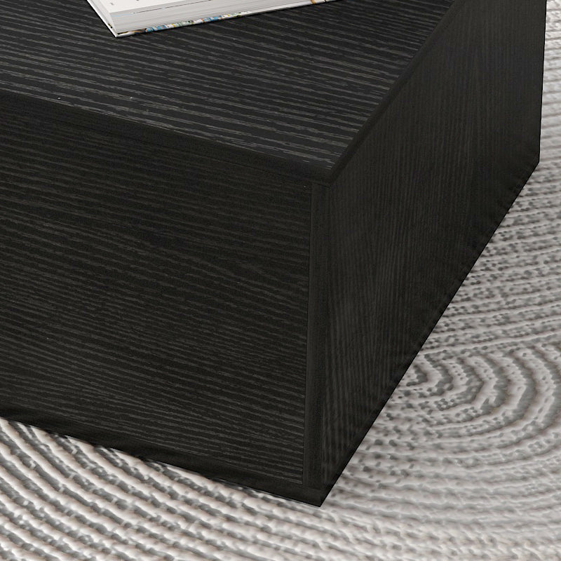 Lusso Designer Wooden Coffee Table (Black)