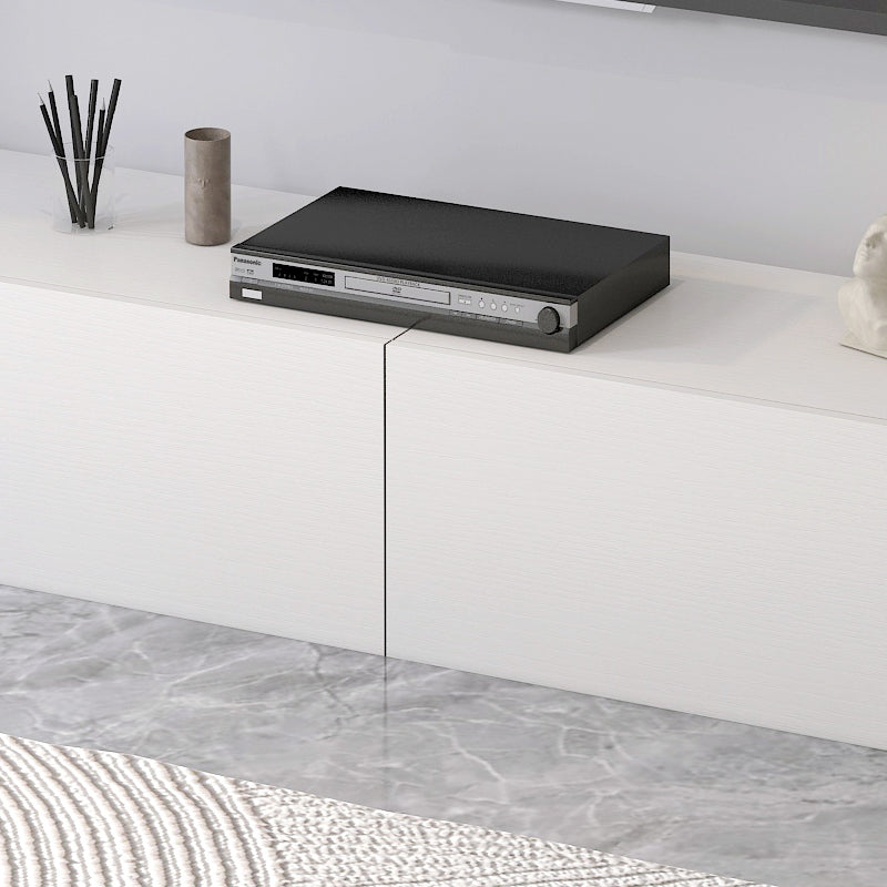 2.4m Lusso Designer Wooden TV Cabinet Entertainment Unit 240cm (White)