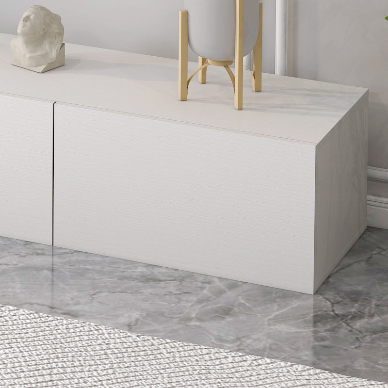 2.4m Lusso Designer Wooden TV Cabinet Entertainment Unit 240cm (White)
