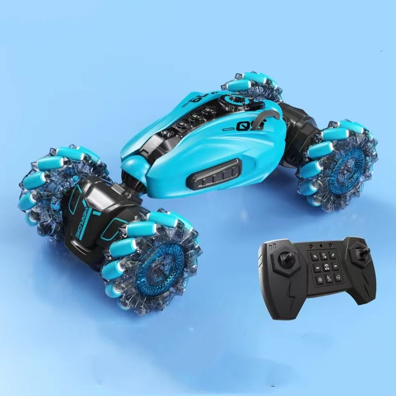 RC Hand Gesture Remote Control 4WD Mist Twister Stunt Car (Blue)