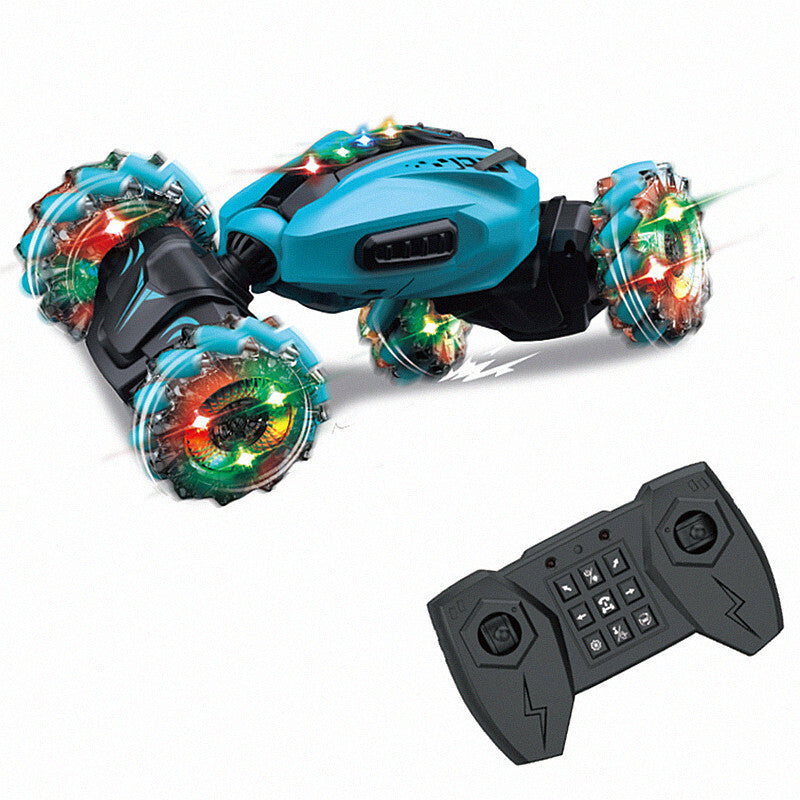RC Hand Gesture Remote Control 4WD Mist Twister Stunt Car (Blue)