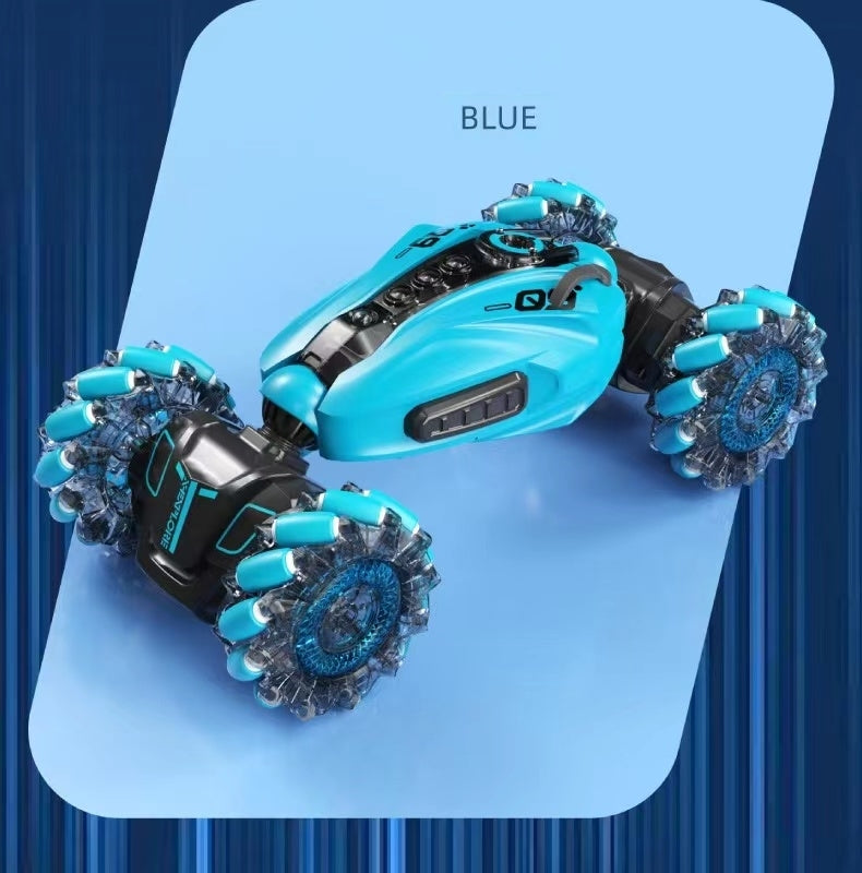 RC Hand Gesture Remote Control 4WD Mist Twister Stunt Car (Blue)
