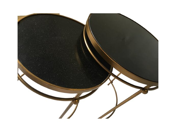 Criss-Cross Marble Poseidon Coffee Table