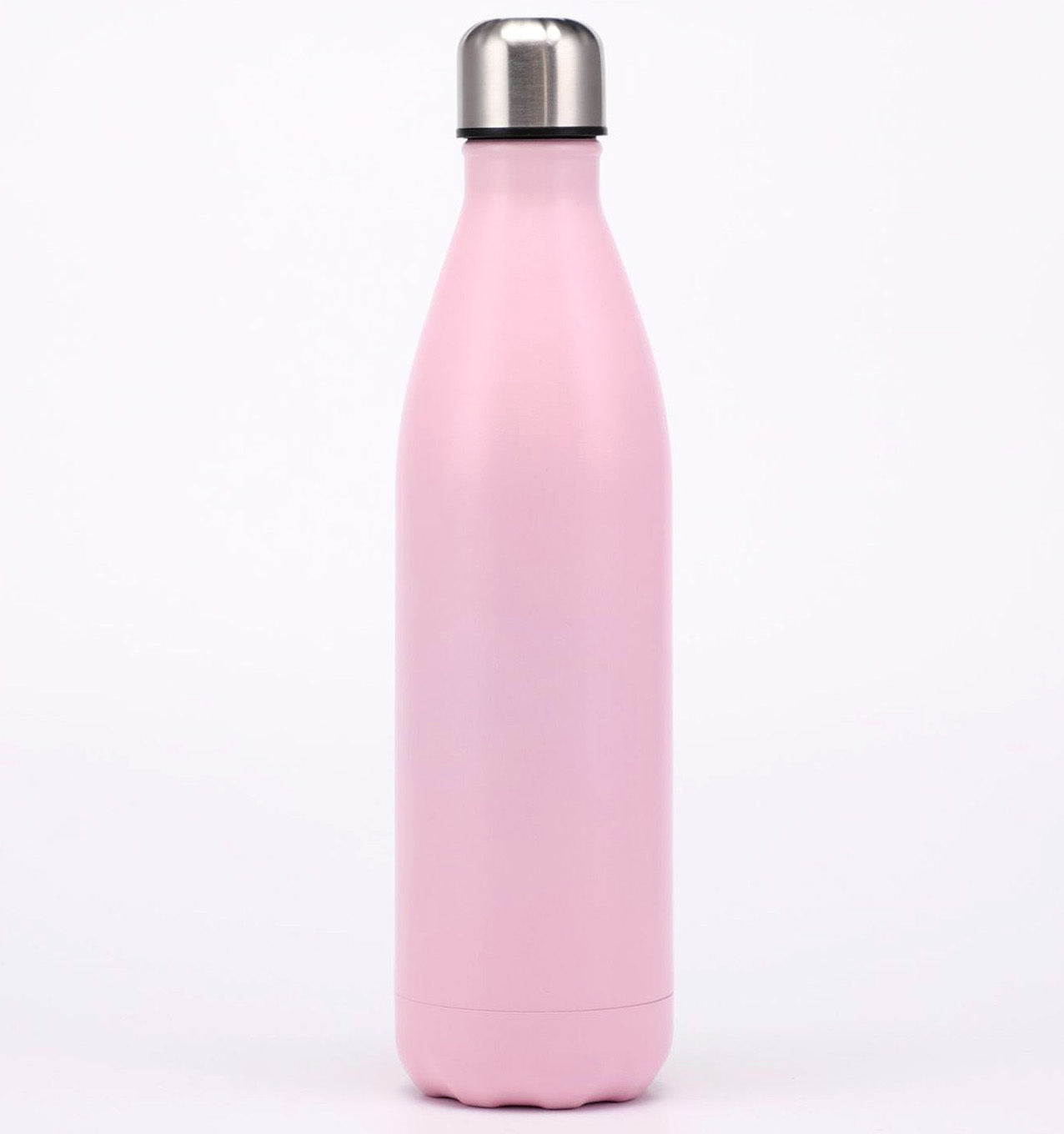 750ml Large Stainless Steel Vacuum Insulated Sports Water Bottle Thermal Flask (Pink)