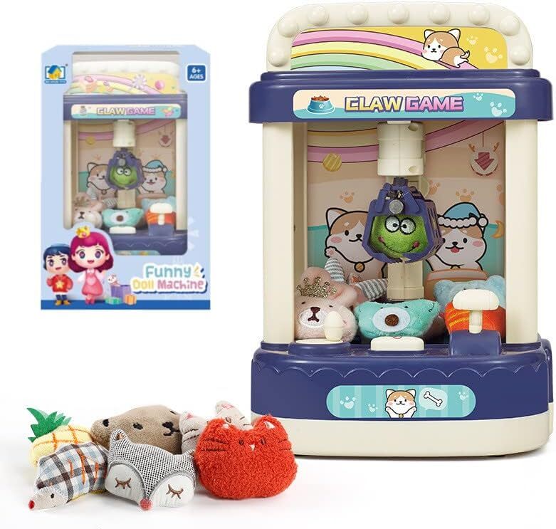 Arcade Game Toy Claw Vending Machine (Blue)
