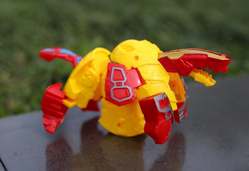12-piece Dinosaur Transformer Collection Robot Transforming Toy Set
