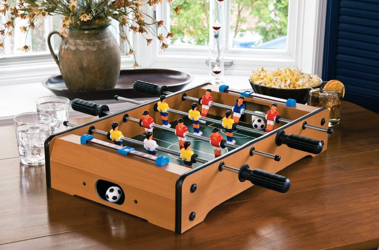 Foosball Tabletop Soccer Table Football Game Set
