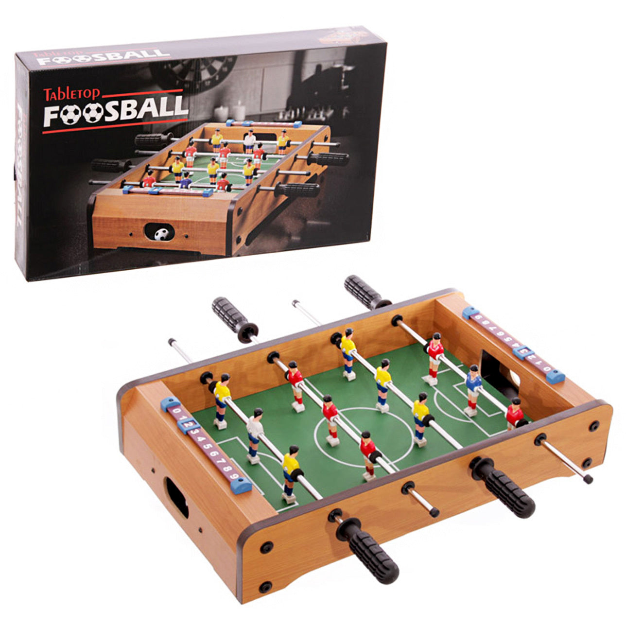 Foosball Tabletop Soccer Table Football Game Set