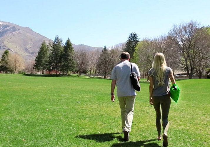 Inflatable Air Sofa Lounger Lazy Couch in Portable Bag (Fresh Green)