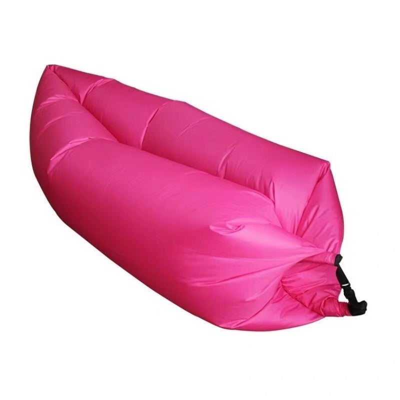 Inflatable Air Sofa Lounger Lazy Couch in Portable Bag (HOT PINK)