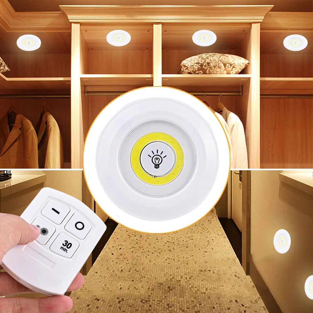 3 PC Set One Click Lights Remote & Touch Control Night Light Lamp