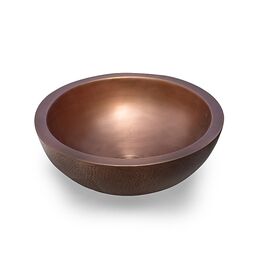 Hammered Polished Copper Antique Handbasin