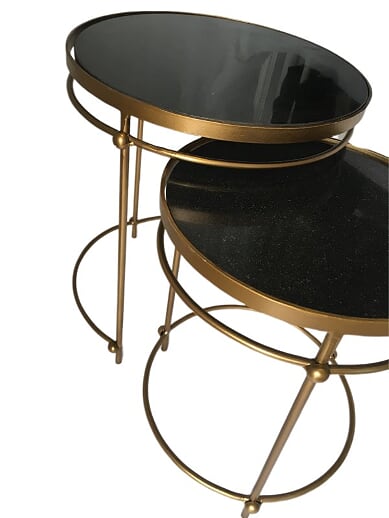 Criss-Cross Marble Poseidon Coffee Table