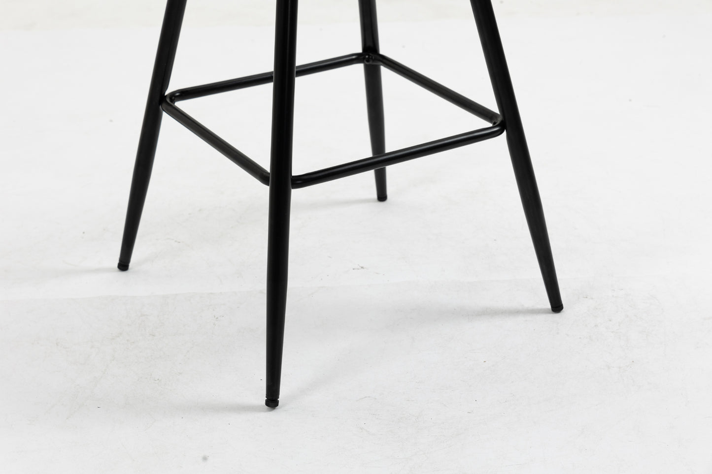 2 x Enliven Designer Faux Leather Bar Stools (White - Set of 2)
