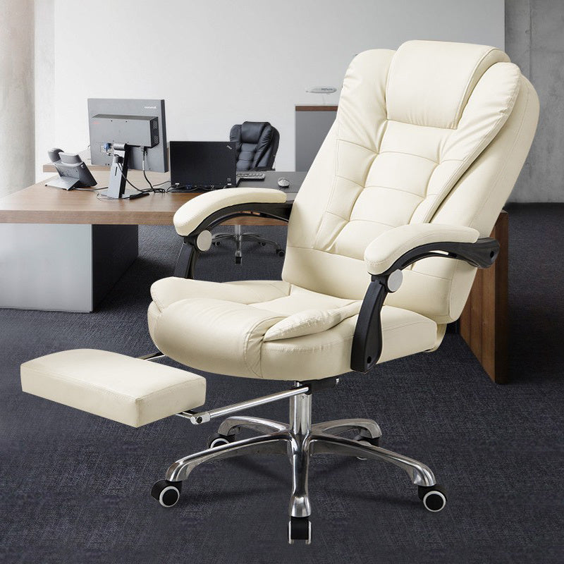 Apex Deluxe Executive Reclining Office Chair with Foot Rest