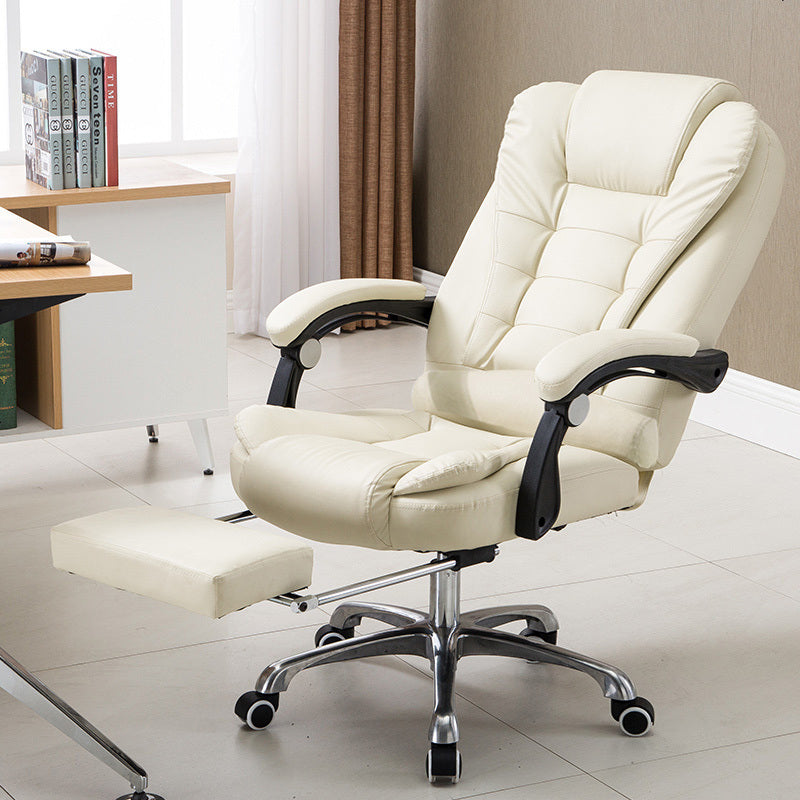 Apex Deluxe Executive Reclining Office Chair with Foot Rest