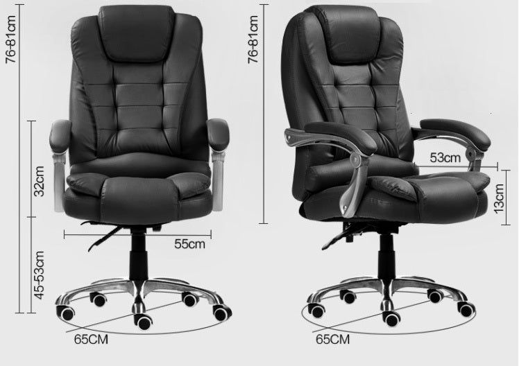 Apex Deluxe Executive Reclining Office Chair with Foot Rest