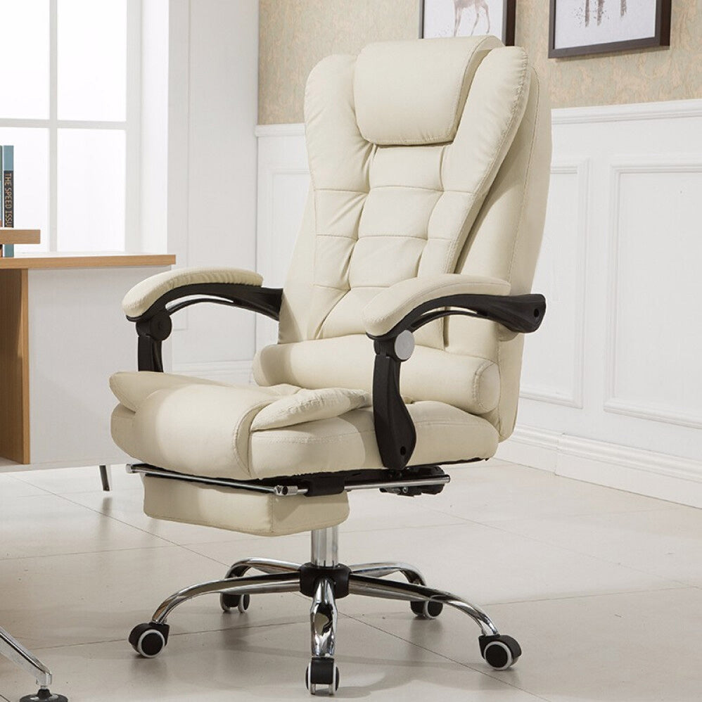 Apex Deluxe Executive Reclining Office Chair with Foot Rest