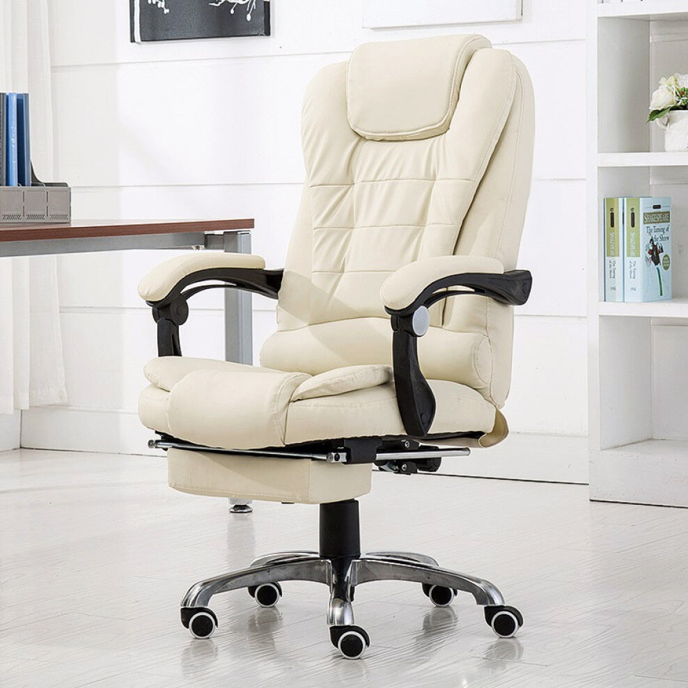 Apex Deluxe Executive Reclining Office Chair with Foot Rest