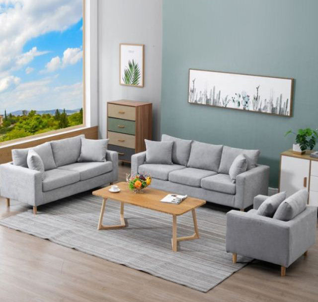 Paradise Sofa Lounge Single Seater Couch (Grey)