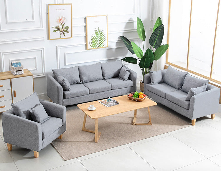 Paradise Sofa Lounge Single Seater Couch (Grey)