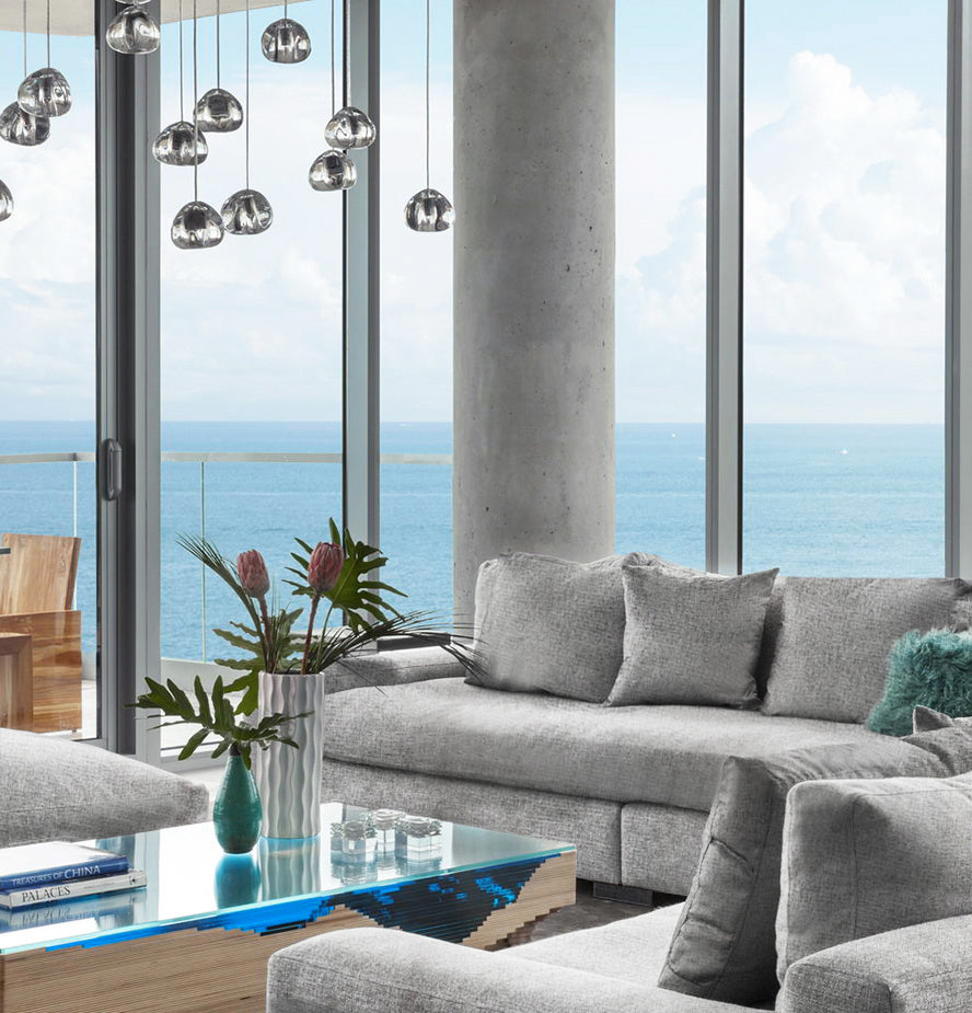 Paradise Sofa Lounge Single Seater Couch (Grey)
