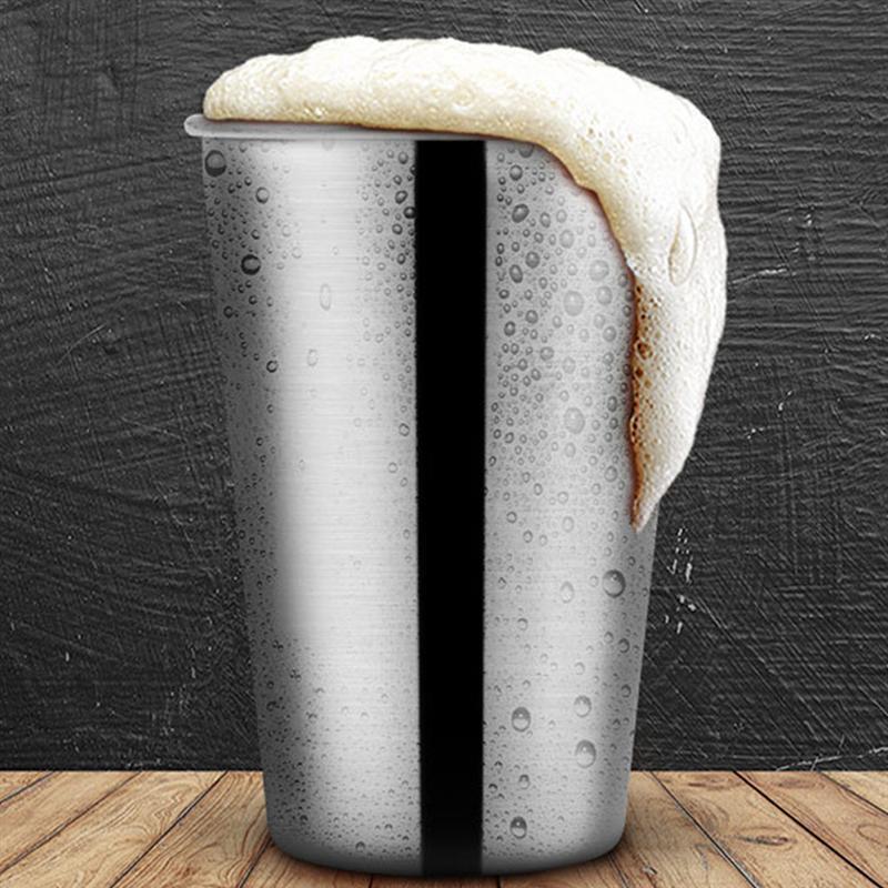 304 Stainless Steel Tumbler Camping Water Beer Cup Tea Coffee Mug (350mL)