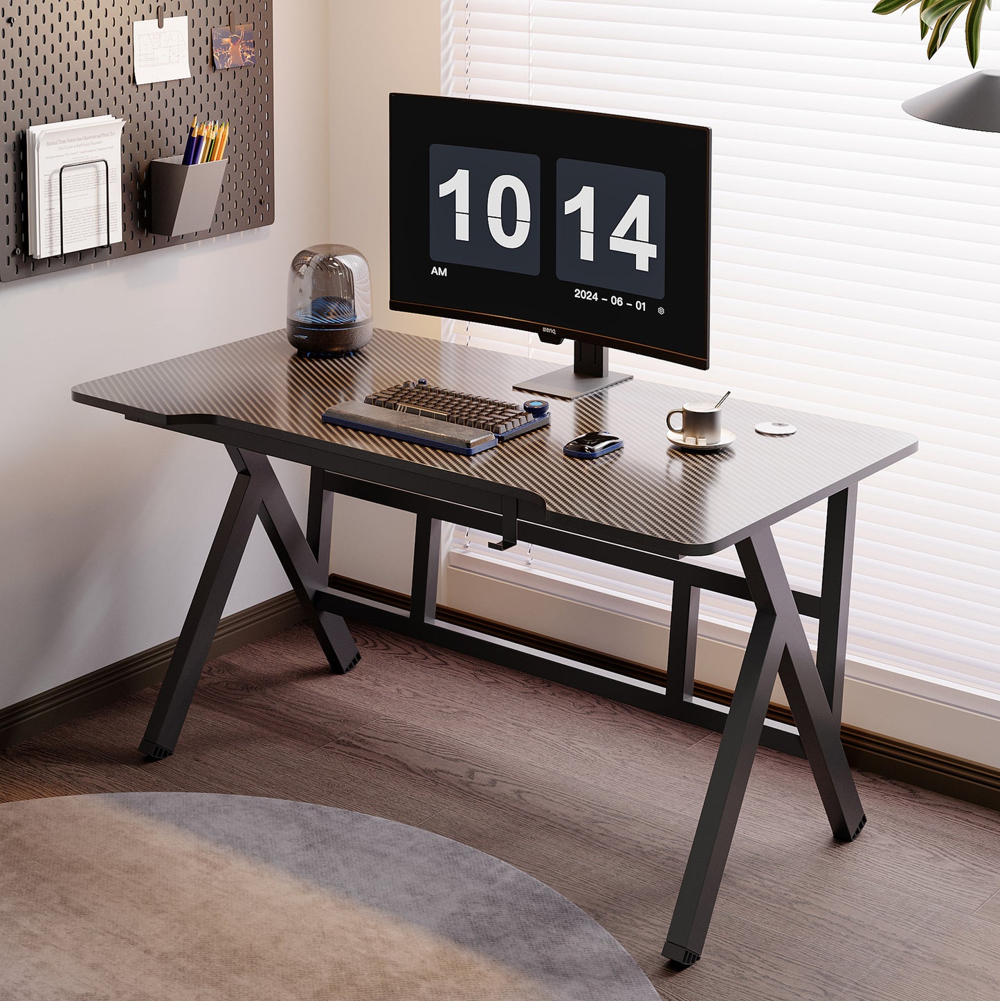 Vertex Modern Multifunctional Ergonomic Computer Desk