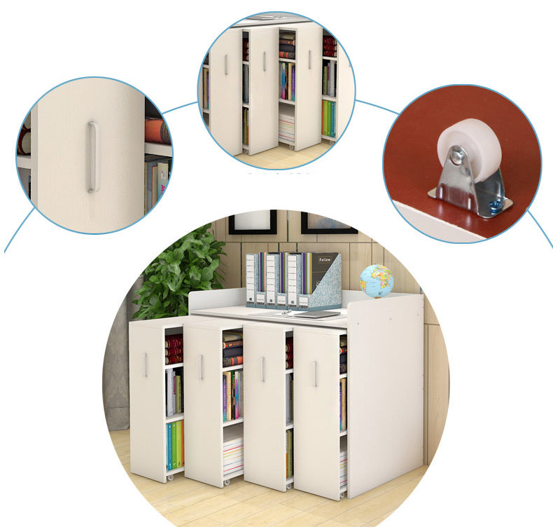 Infinity Vertical Cabinet Shelving System 4-Drawer (Oak)