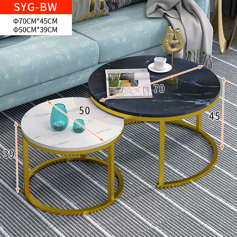 Synergy 2 In 1 Lush Marble Look Designer Coffee Table
