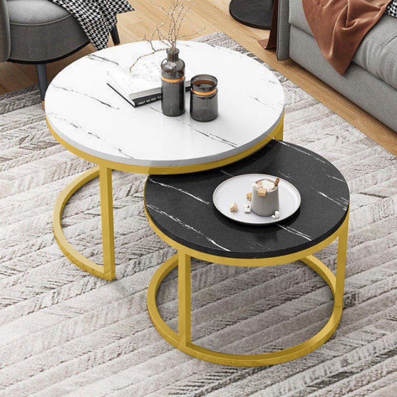 Synergy 2 In 1 Lush Marble Look Designer Coffee Table