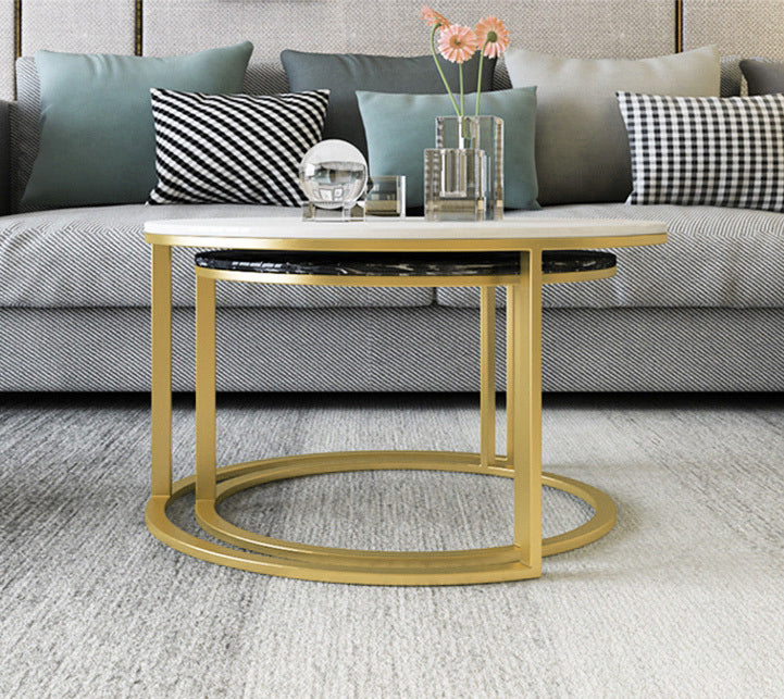 Synergy 2 In 1 Lush Marble Look Designer Coffee Table