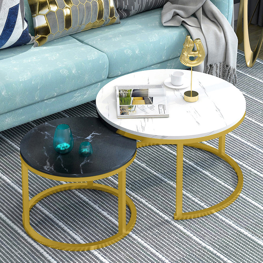Synergy 2 In 1 Lush Marble Look Designer Coffee Table