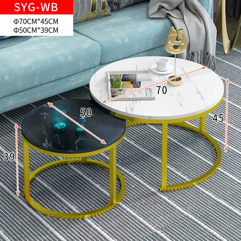Synergy 2 In 1 Lush Marble Look Designer Coffee Table