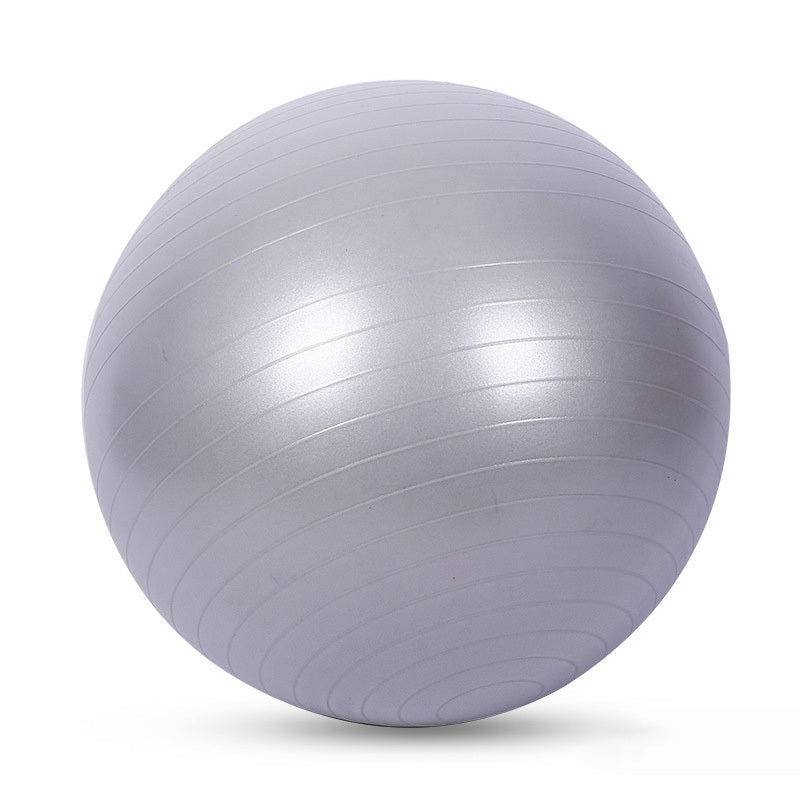 Professional Yoga Exercise Gym Ball (55cm, Silver)