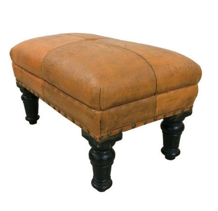 LEATHER STOOL