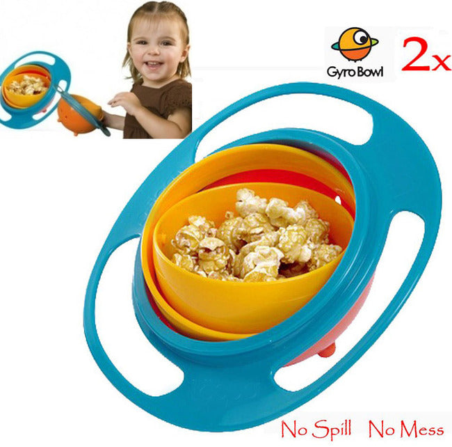 2 x No Spill Gyro Bowl