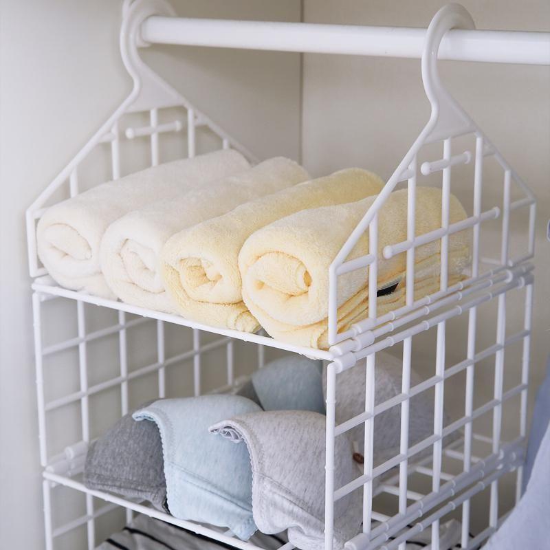 Expand Wardrobe Organizer 4 Shelf Closet Hanging Rack
