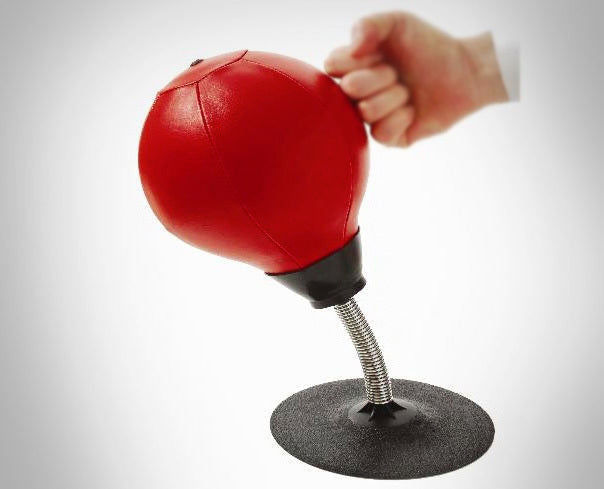 Desk Punching Boxing Bag Table Speed Ball Game Stand