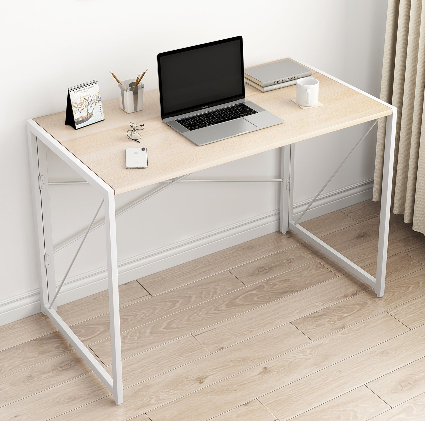 Epic Folding Computer Desk (White)