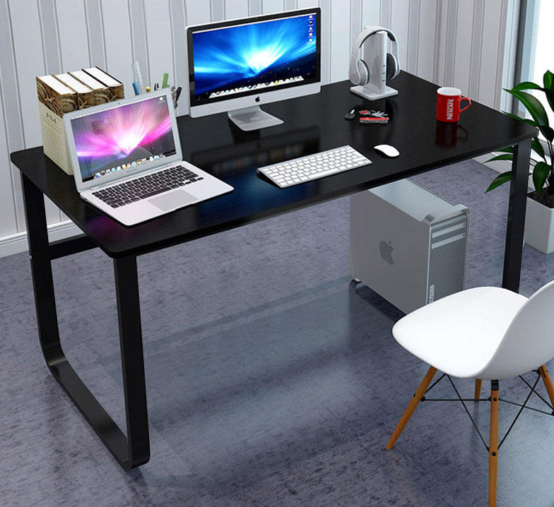 Hercules Wood & Steel Solid Computer Desk (Black)