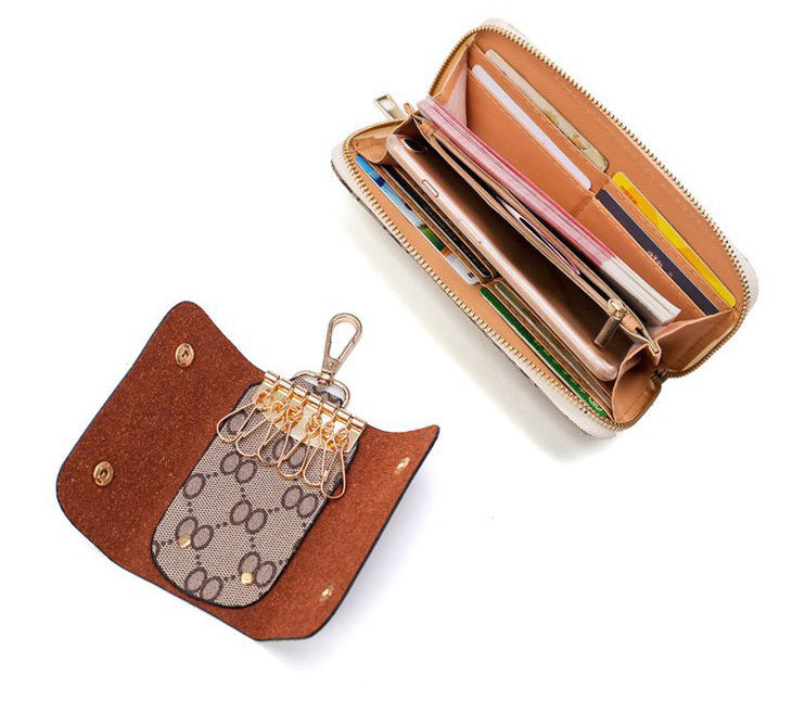 6 Pieces Designer Handbag Set Tote Shoulder Bag Clutch Purse Coin Wallet