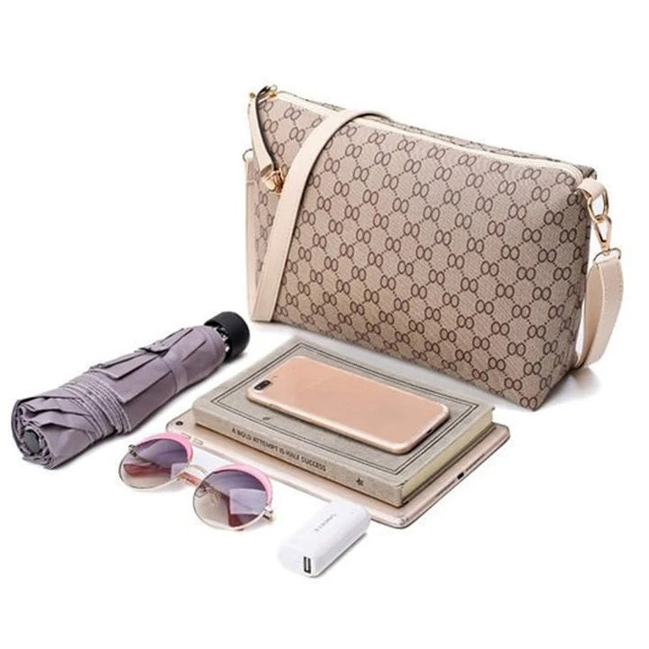 6 Pieces Designer Handbag Set Tote Shoulder Bag Clutch Purse Coin Wallet