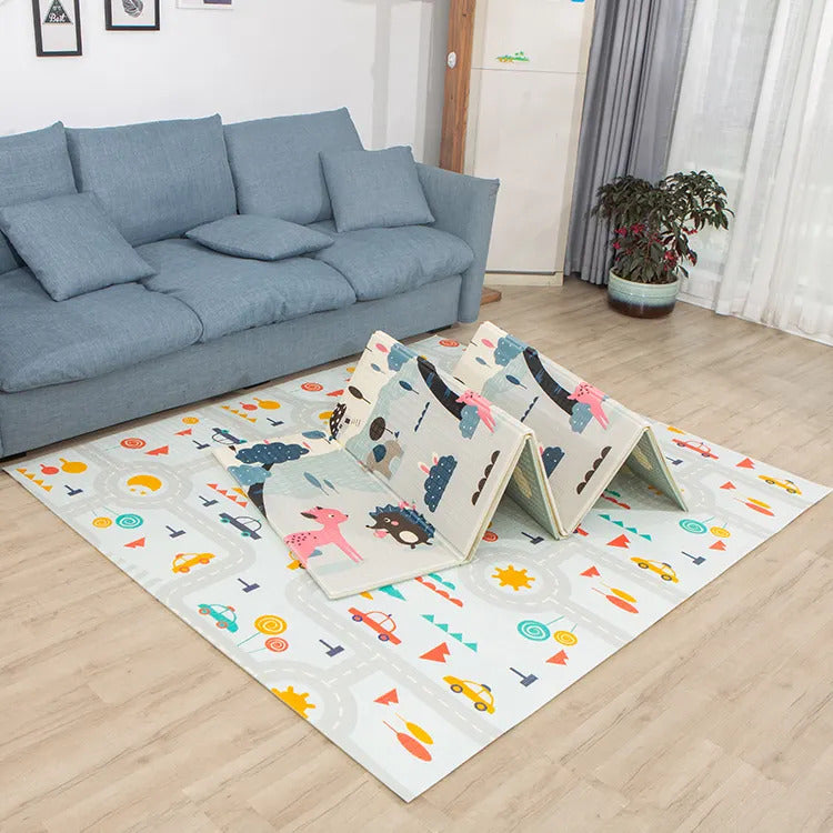 2m Double Sided Large Extra Thick Baby Kids Waterproof Folding Play Mat