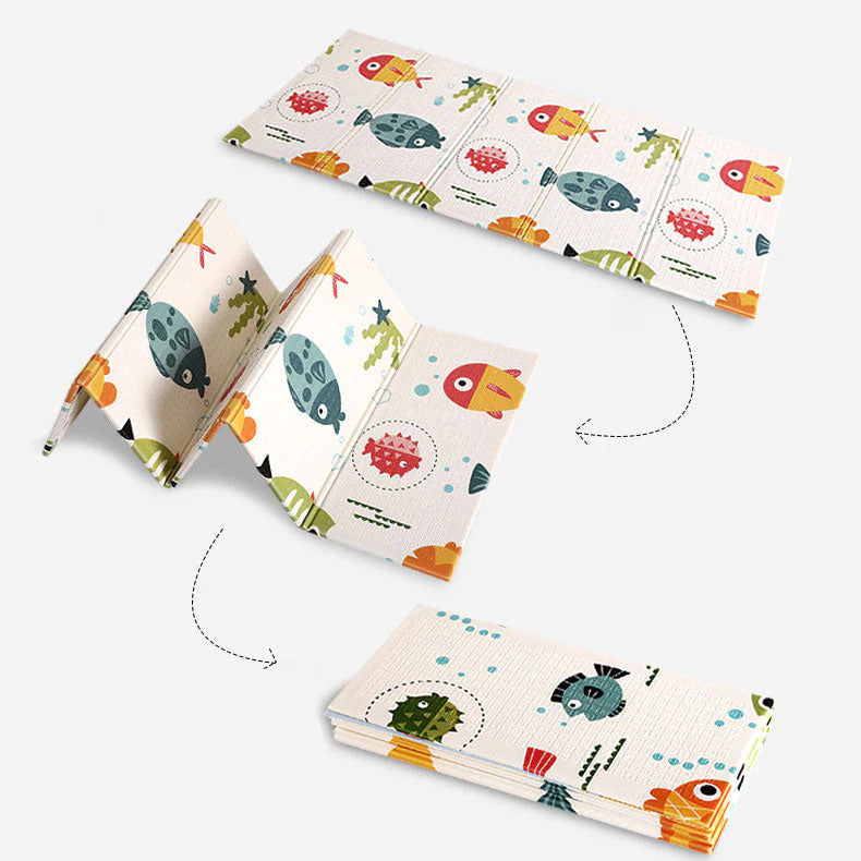 2m Double Sided Large Extra Thick Baby Kids Waterproof Folding Play Mat