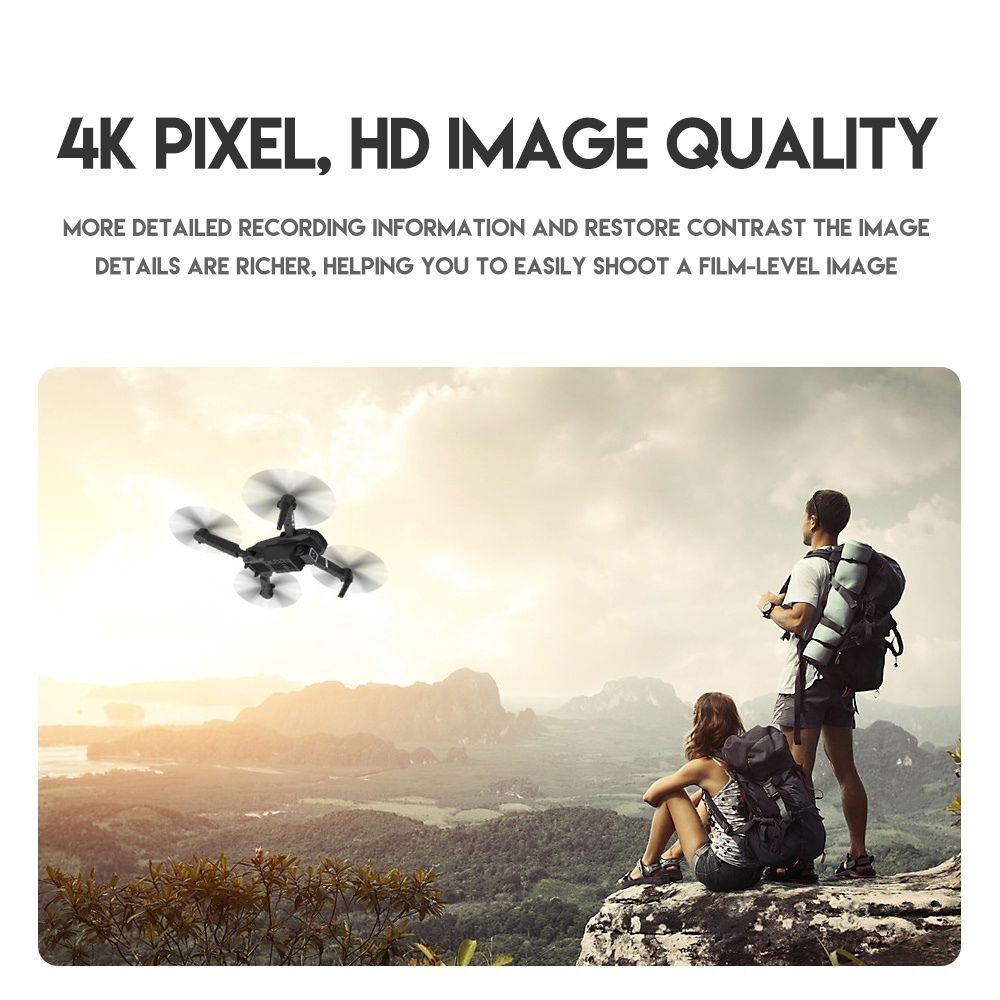4K HD Dual Camera Dual Battery Wide-angle Quadcopter Remote Control Drone