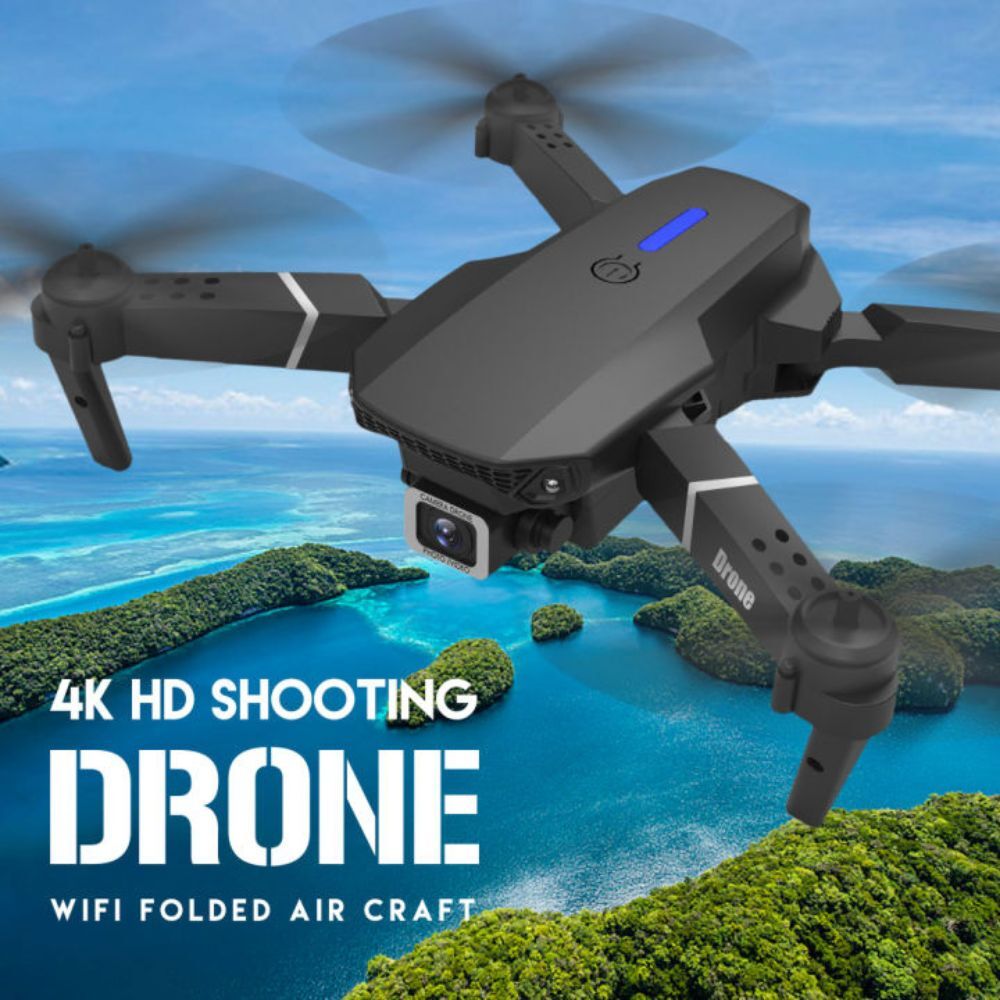 4K HD Dual Camera Dual Battery Wide-angle Quadcopter Remote Control Drone