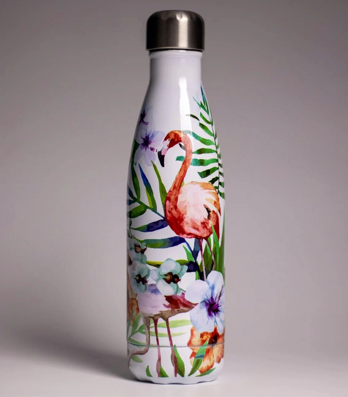 Stainless Steel Vacuum Insulated Water Bottle Thermal Flask (Flamingo)