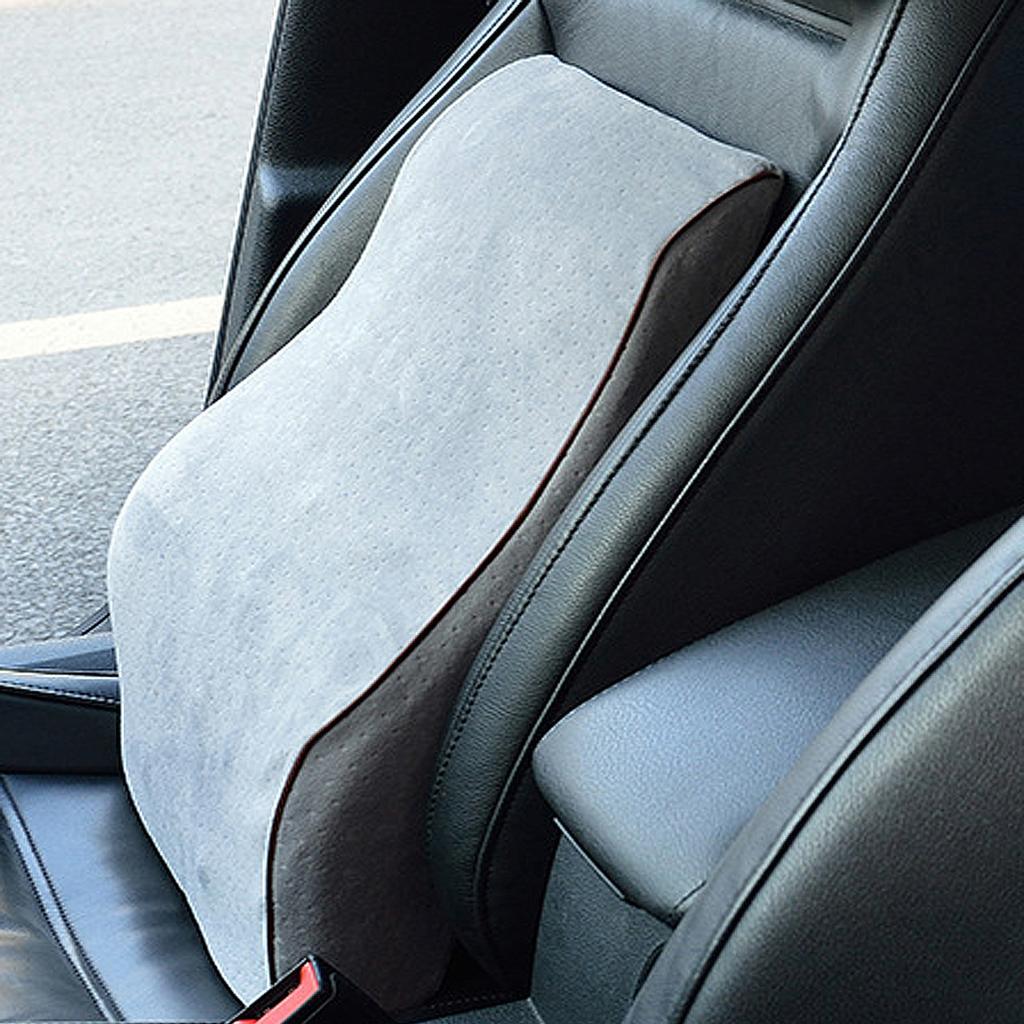 2 PCS Chair Seat Head Pillow & Back Lumbar Support Memory Foam Cushion