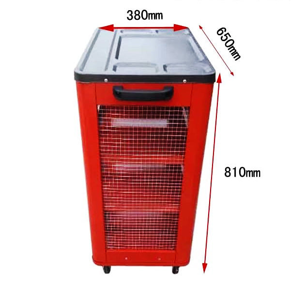 Large Lockable Toolbox Cabinet Tool Trolley